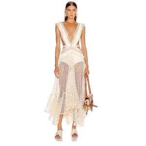 NWT patbo fringe maxi